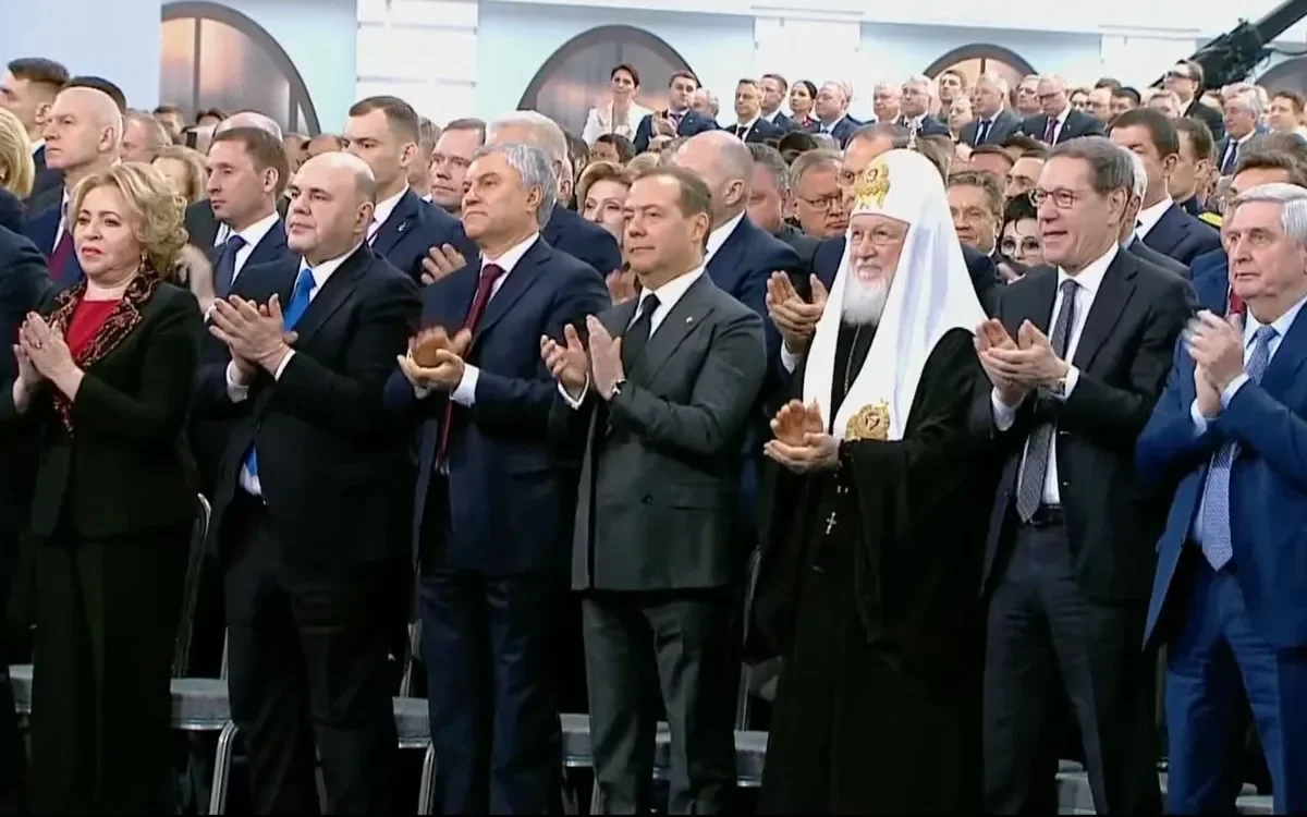 Screen captured from TV broadcast