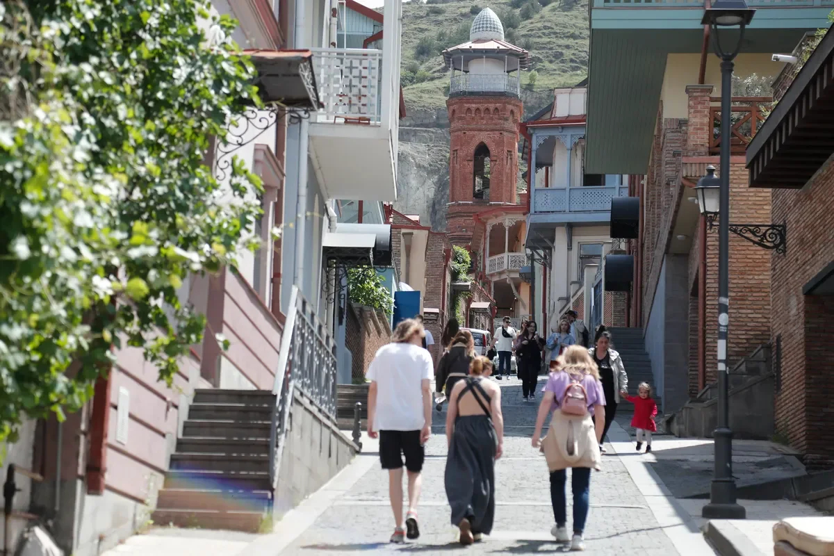 Tbilisi Old Town, 10 May 2023. Photo: EPA-EFE / ZURAB KURTSIKIDZE