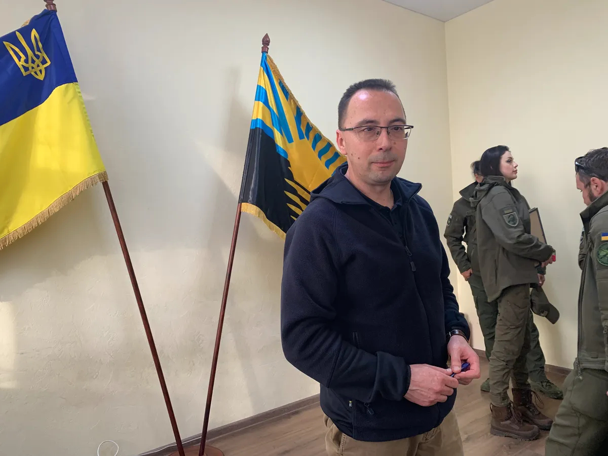 Сергей Добряк, глава военной администрации Покровска. Фото: Ольга Мусафирова