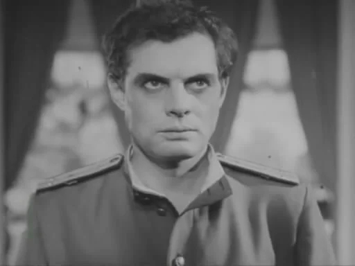 Советский актер Павел Кадочников в роли Маресьева в фильме «Повесть о настоящем человеке». Фото: <a data-sk="tooltip_parent" data-stringify-link="http://kino-teatr.ru" href="http://kino-teatr.ru/" rel="noopener noreferrer" target="_blank">kino-teatr.ru</a>