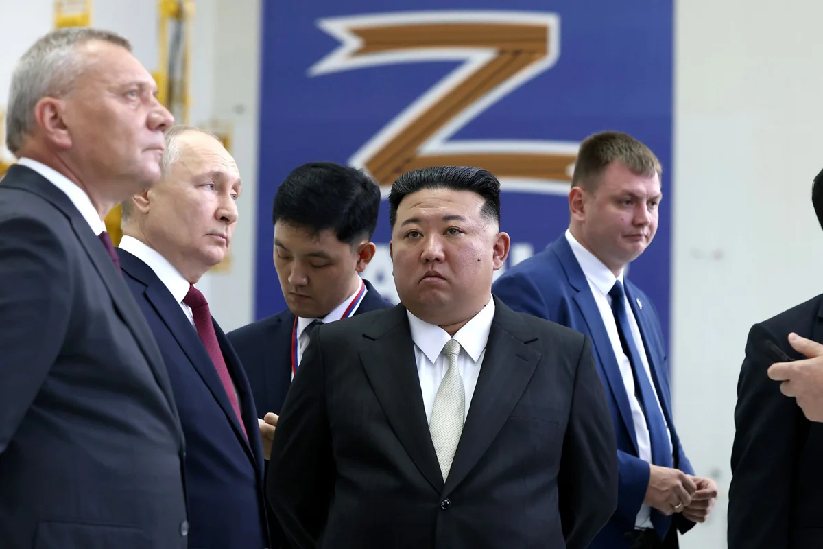 Ким Чен Ын на космодроме «Восточный», 13 сентября 2024 года. Фото: Артём Геодакян / ТАСС / Kremlin