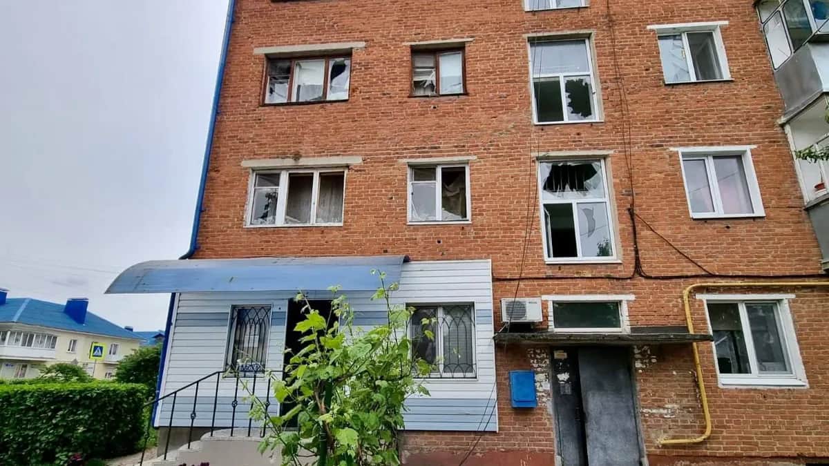 Последствия обстрела Шебекино. Фото: <a href="https://t.me/vvgladkov/2329">Telegram</a> &nbsp;