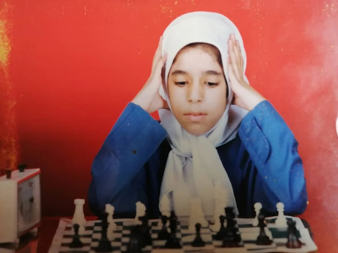 Shohreh Bayat as a child. Photo from the personal archive 