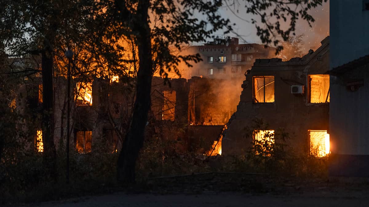 Бомба здесь уже взорвалась