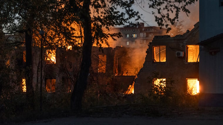 Бомба здесь уже взорвалась
