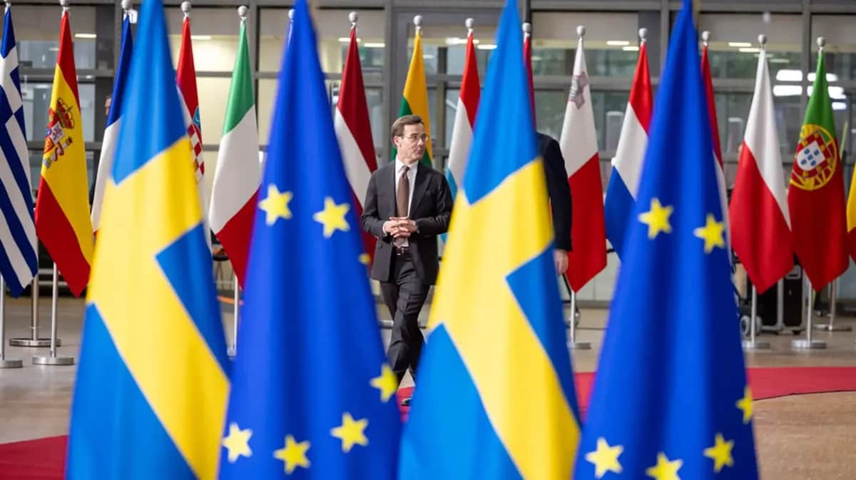 Премьер-министр Швеции Ульф Кристерссон. Фото: Swedish Presidency of the Council of the European Union