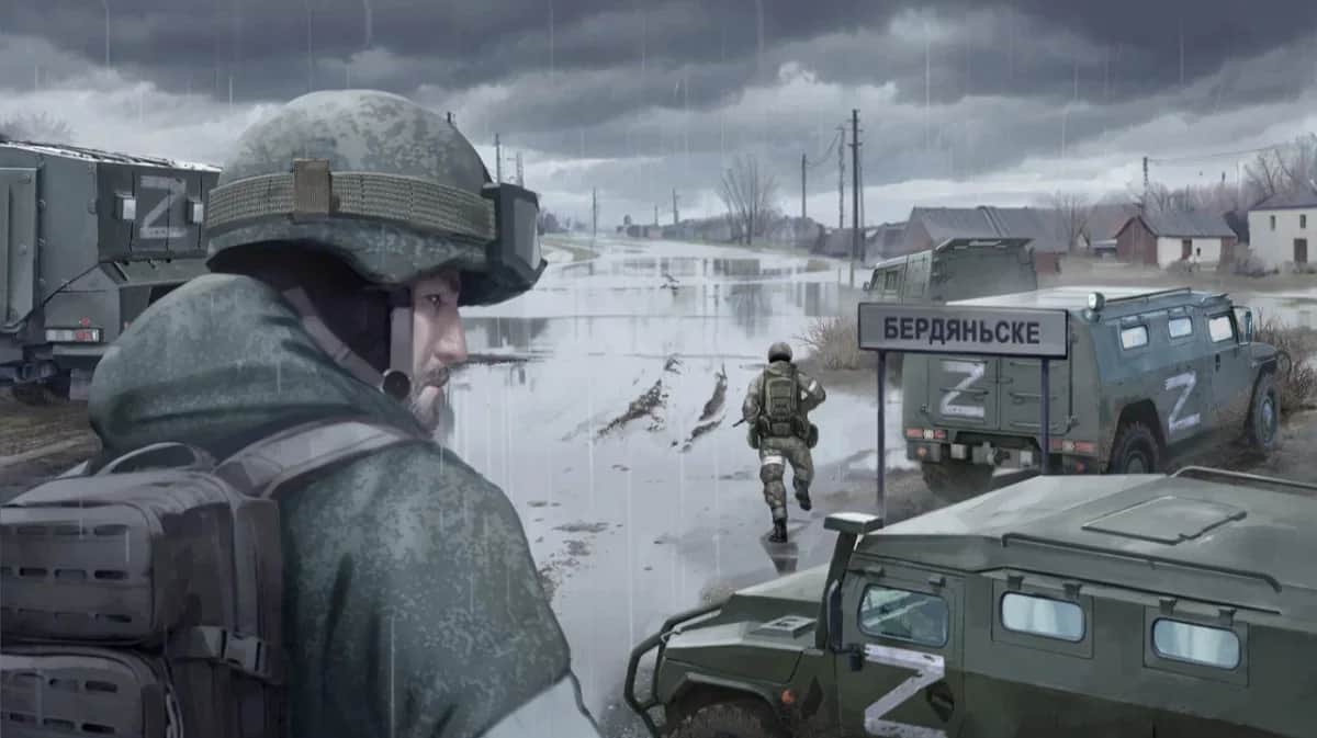 Заставка одной из миссий игры «Отряд 22:ZOV». Фото:&nbsp;<a target="_blank" data-stringify-link="https://squad22.ru/" data-sk="tooltip_parent" href="https://squad22.ru/" rel="noopener noreferrer">Студия СПН</a>