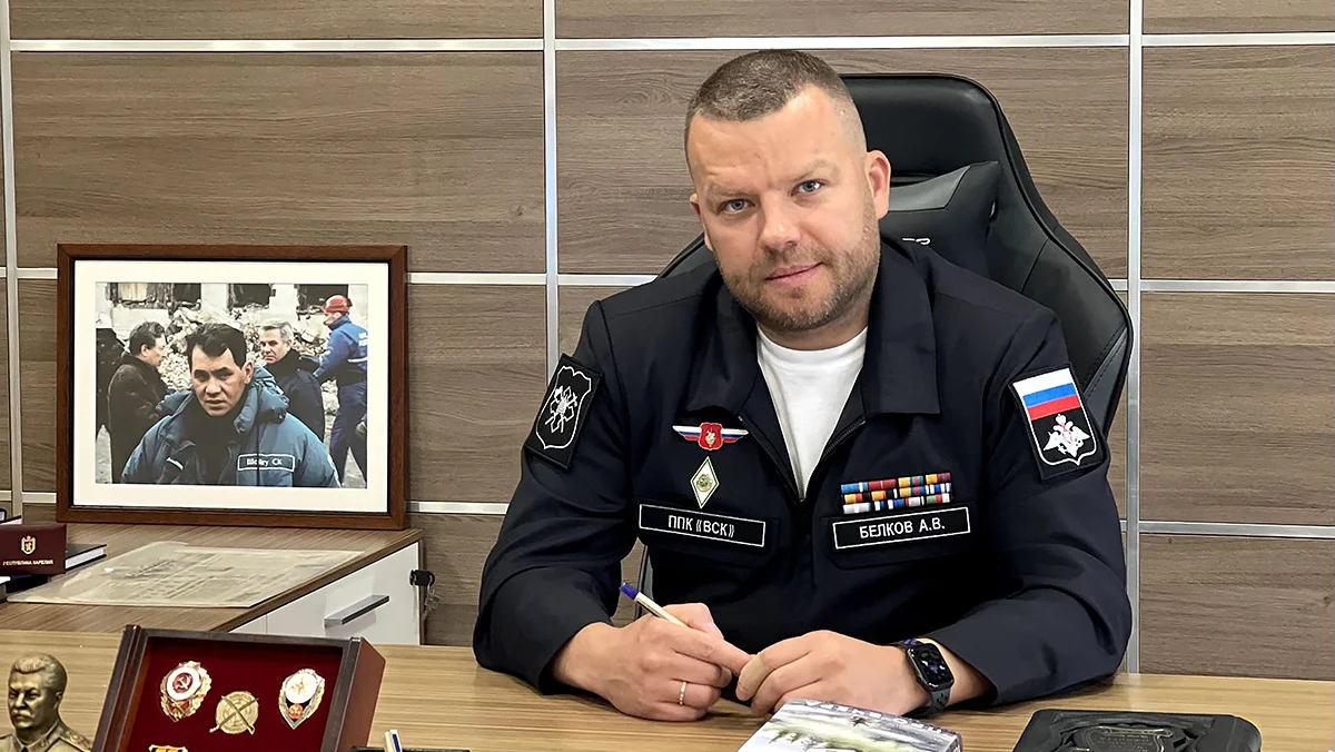 Андрей Белков. Фото: бул Военно-строительного комплекса Министерства обороны <a data-sk="tooltip_parent" data-stringify-link="http://vskmo.ru" href="http://vskmo.ru/" rel="noopener noreferrer" target="_blank">vskmo.ru</a>
