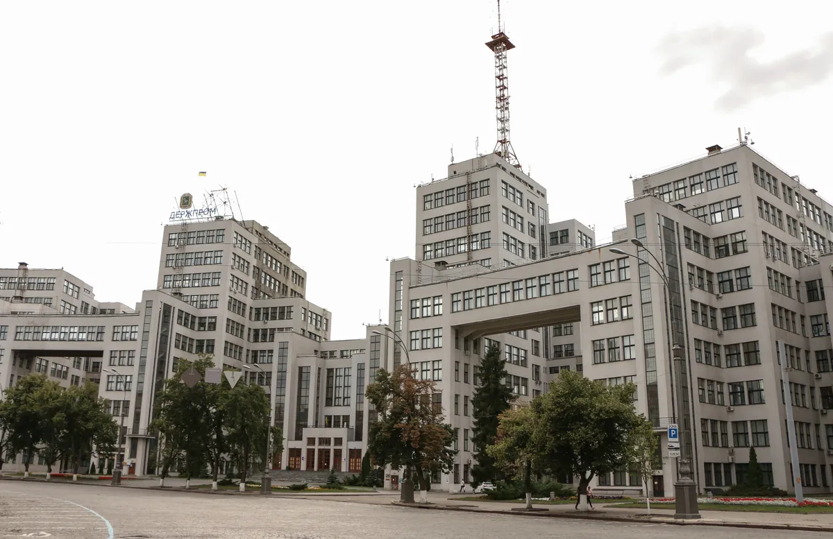 The Derzhprom building in Kharkiv. Photo: Clara Sanchiz