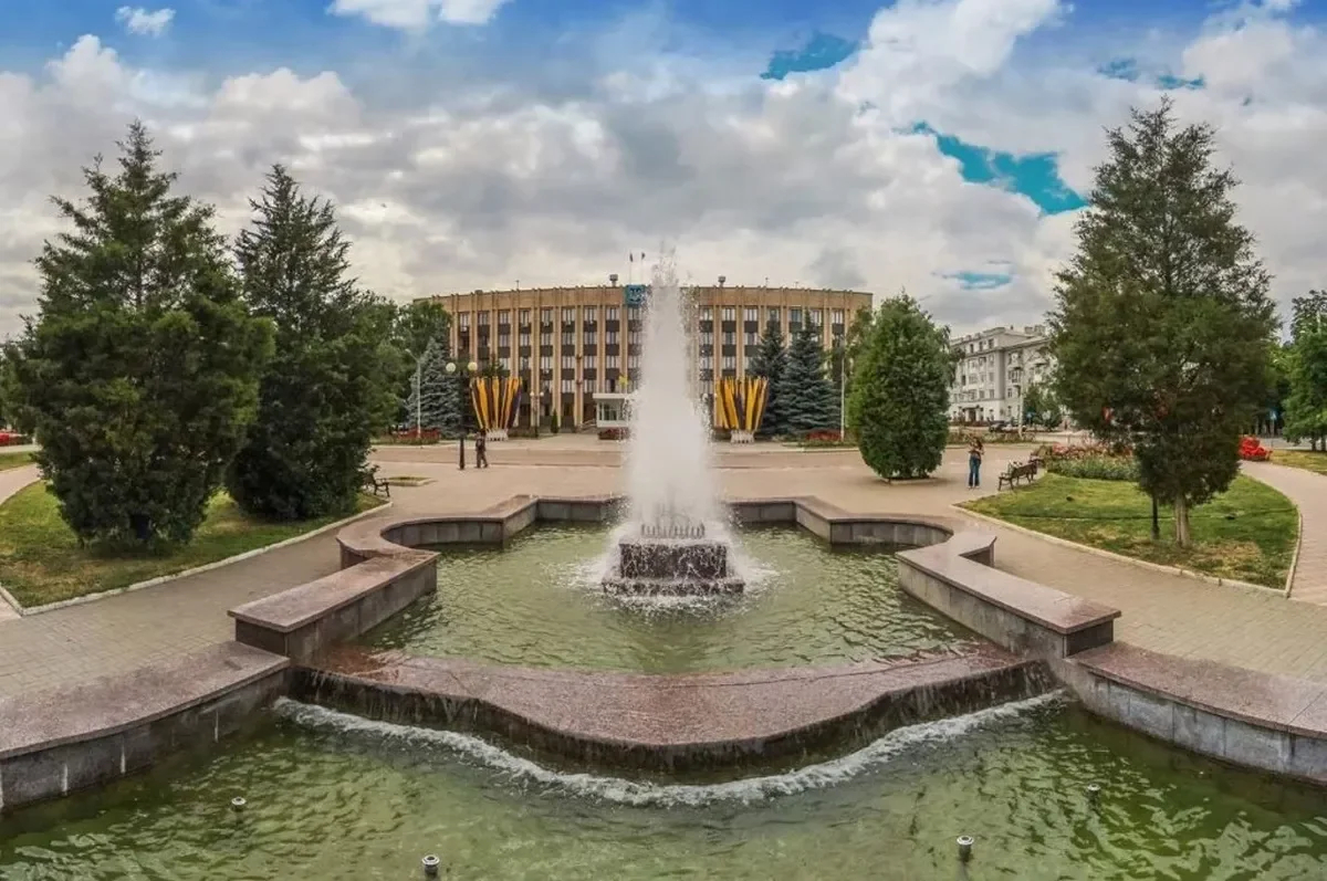 A square in Artemivsk