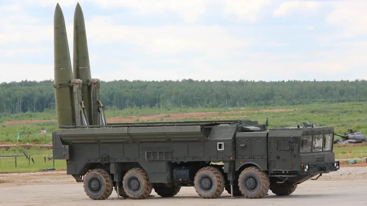 Short-range&nbsp;ballistic missile&nbsp;system&nbsp;Iskander-E. Photo: Rosoboronexport