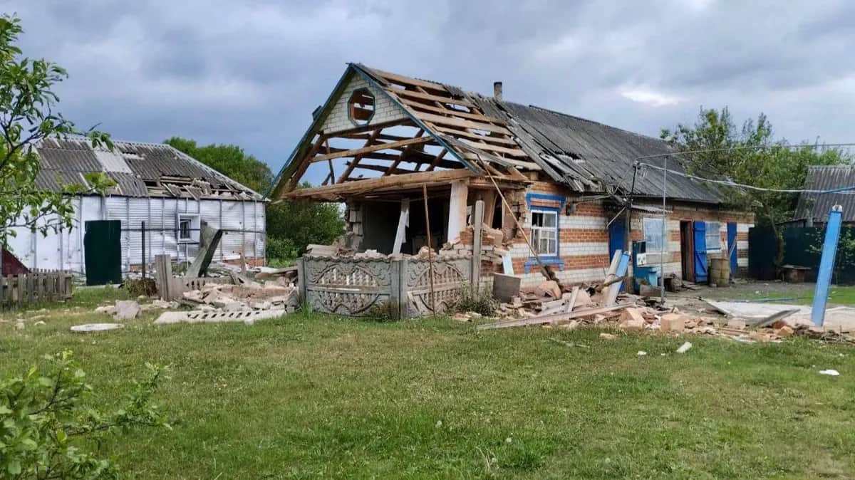 Последствия удара по Белгородской области. Фото: Telegram