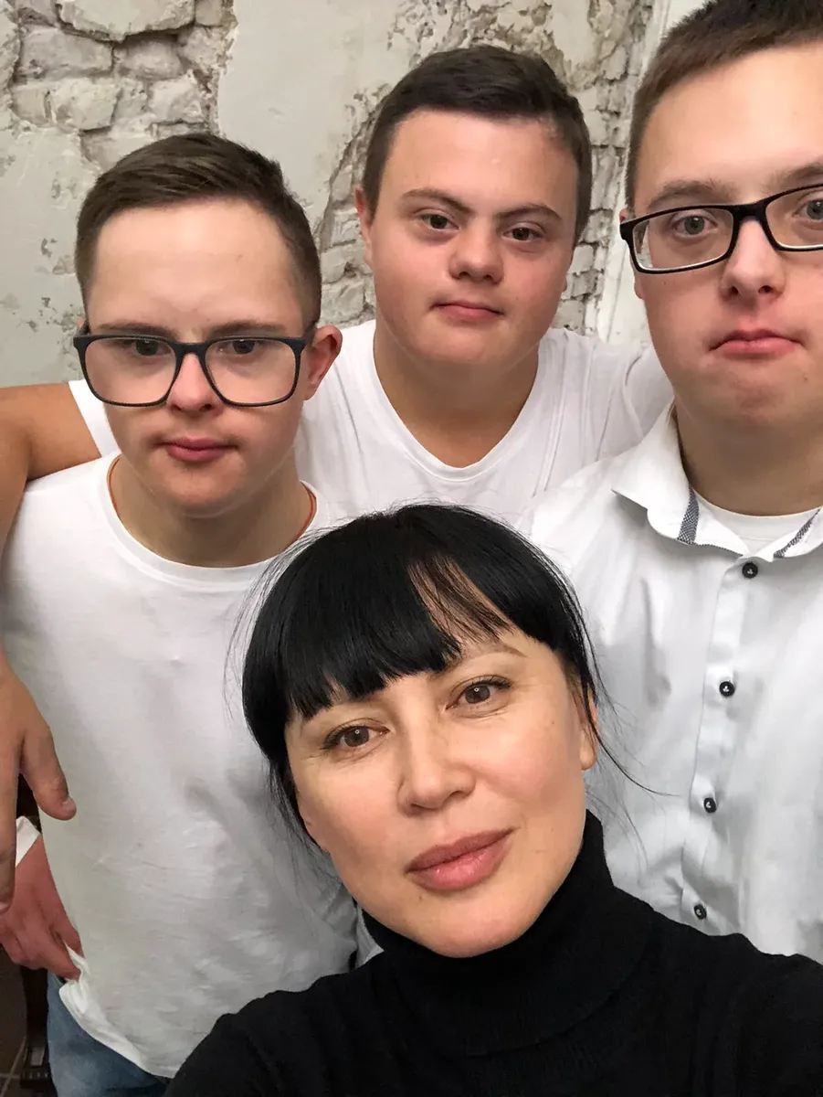 Maryna who leads a local association named Vinnytsia Down Syndrome. Photo: personal archive