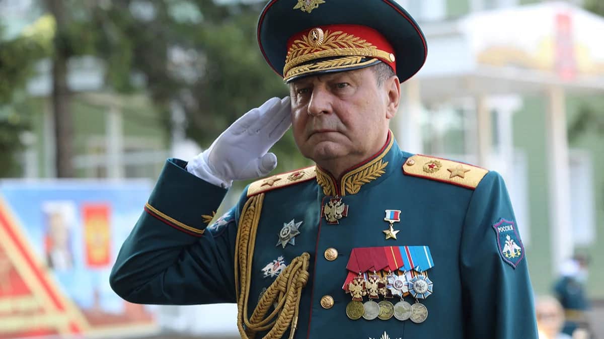 Генерал армии Дмитрий Булгаков, занимающий в то время пост заместителя министра обороны России, принимает участие в праздновании Дня материально-технического обеспечения Вооруженных сил России в Московской области, Россия, 31 июля 2021 года. Фото: Kirill Zykov /Moscow News Agency / Reuters / Scanpix / LETA