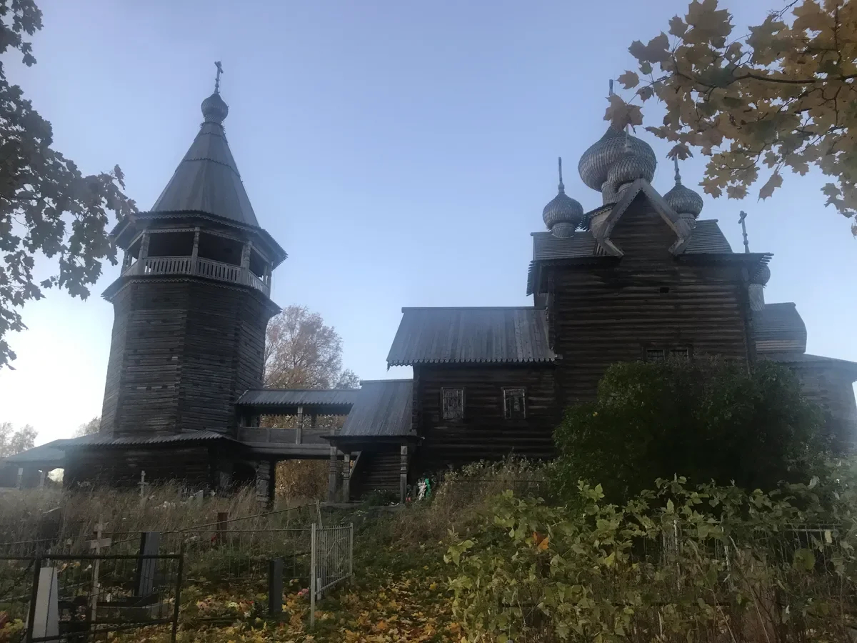 A church in Gimreka. Photo: Irina Tumakova, exclusively for <em>Novaya Gazeta. Europe</em>