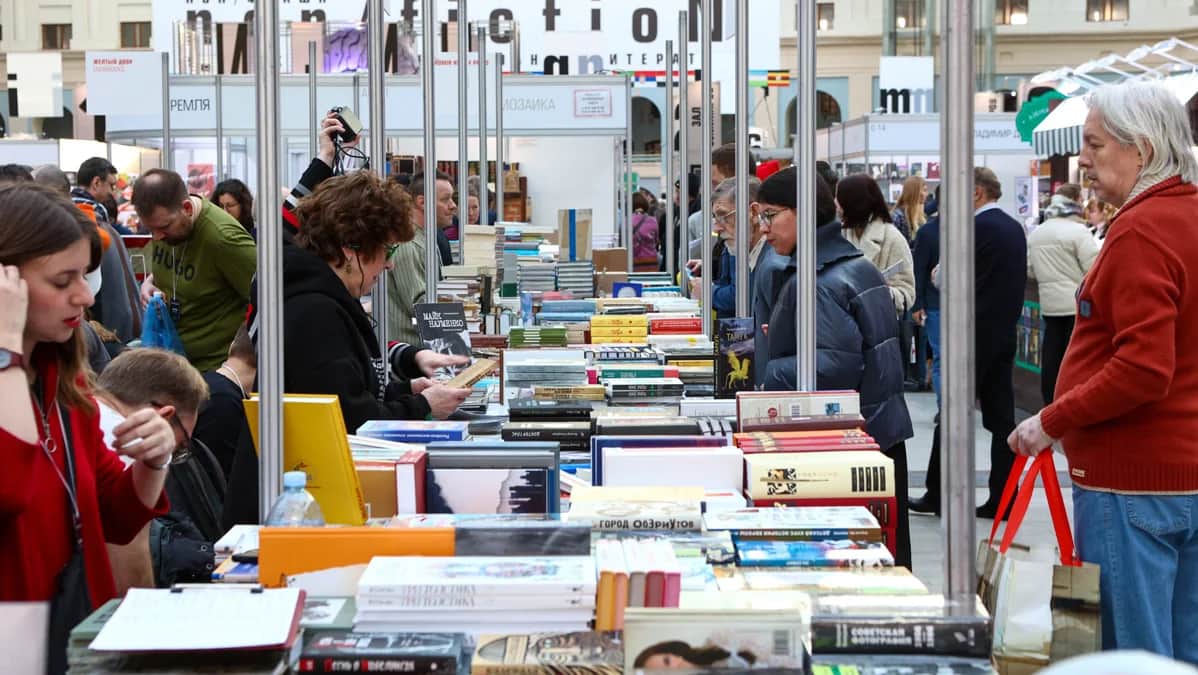 Открытие ярмарки интеллектуальной литературы non/fictio№26 в Гостином дворе, Москва, 5 декабря 2024 года. Фото: Ярослав Чингаев / АГН «Москва»