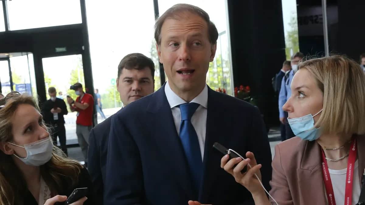 Russian Minister of Industry and Trade Denis Manturov. Photo: Mikhail Svetlov / Getty Images