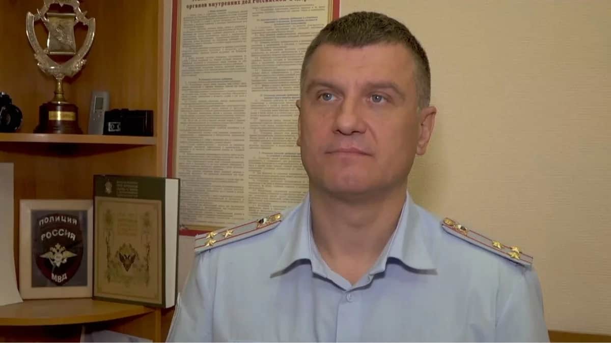 Вячеслав Степченко. Скриншот из видео ГУ МВД России по г. СПб и ЛО