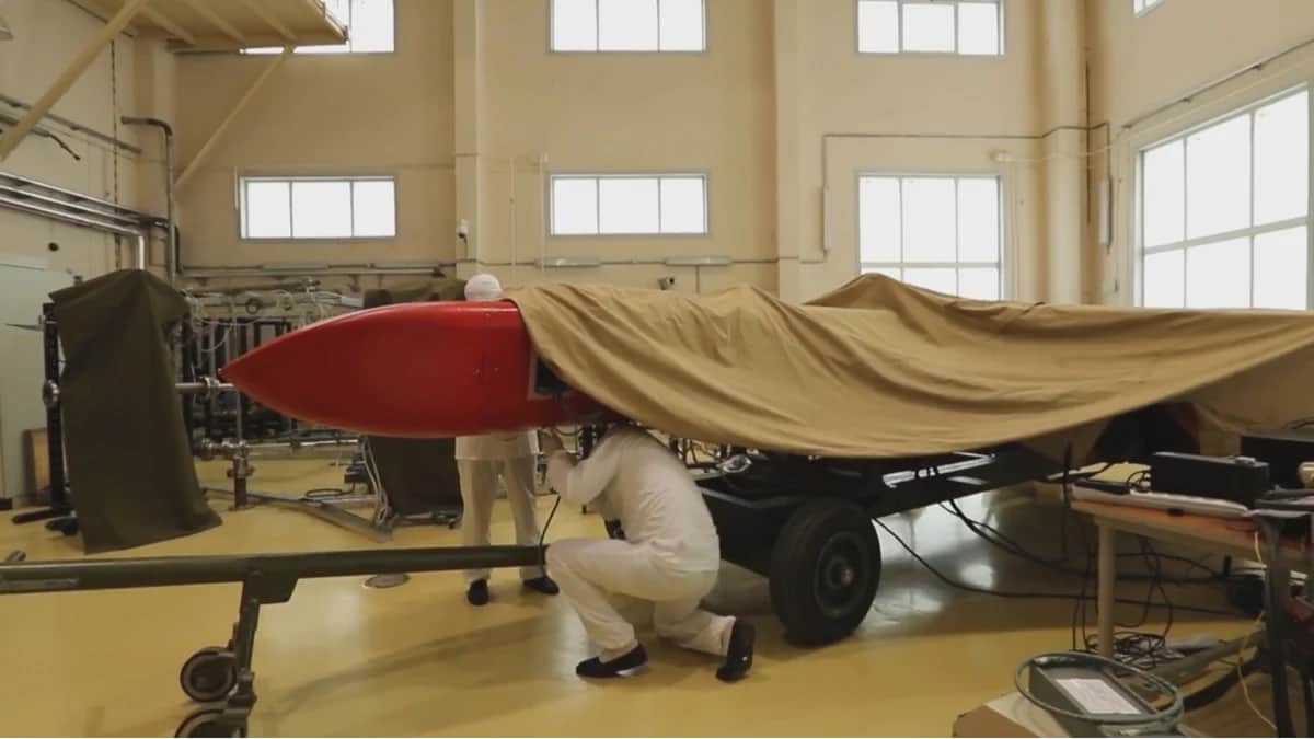 Завод по производству ракет «Буревестник», 2018 год. скриншот из видео: Минобороны России / VK
