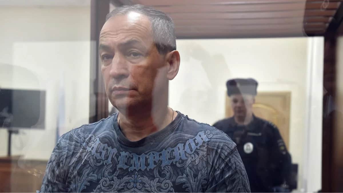 <span>Бывший глава Серпуховского района Московской области Александр Шестун на заседании Басманного районного суда Москвы, 12 февраля 2019 года. Фото: Дмитрий Лебедев / Коммерсантъ / Sipa USA / Vida Press</span>