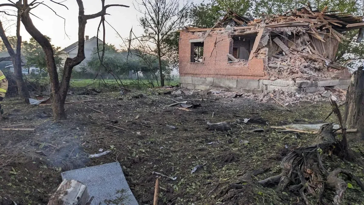 The aftermath of Russia’s attack on Lviv. Photo: Maksym Kozytsky/Telegram