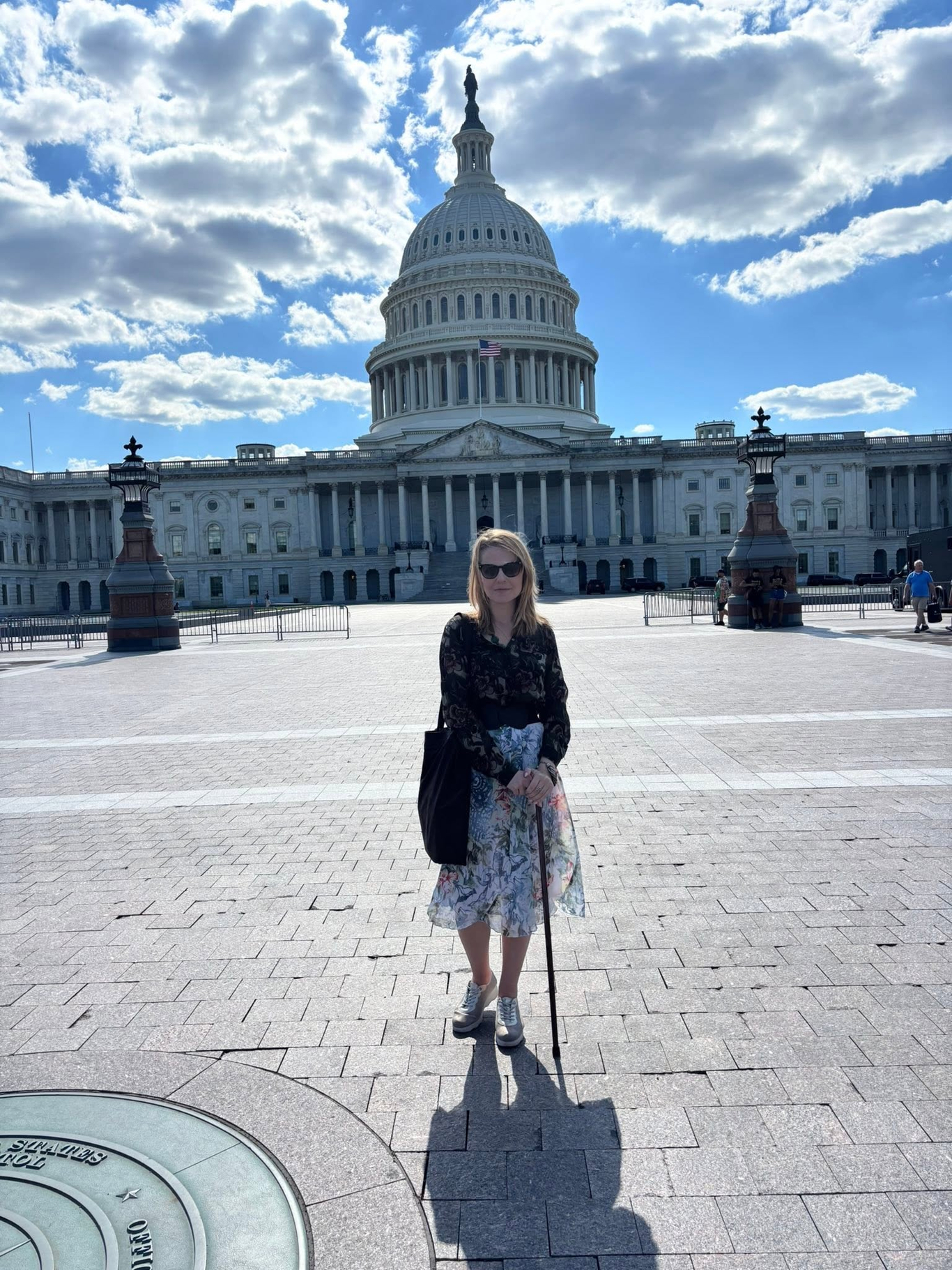 Dina in Washington, DC. Photo from Dina Urich’s personal archive.