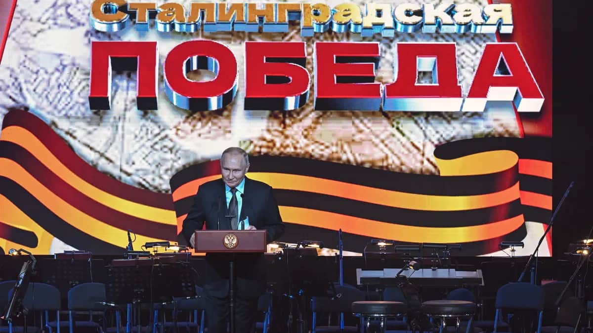 Vladimir Putin in Volgograd. Photo: EPA-EFE/DMITRY AZAROV / SPUTNIK / KREMLIN POOL MANDATORY CREDIT