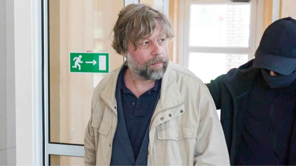 Александр Бутягин после обмена в Беларуси, 28 апреля 2026 года. Фото: ФСБ / ТАСС / ZUMA Press / Scanpix / LETA