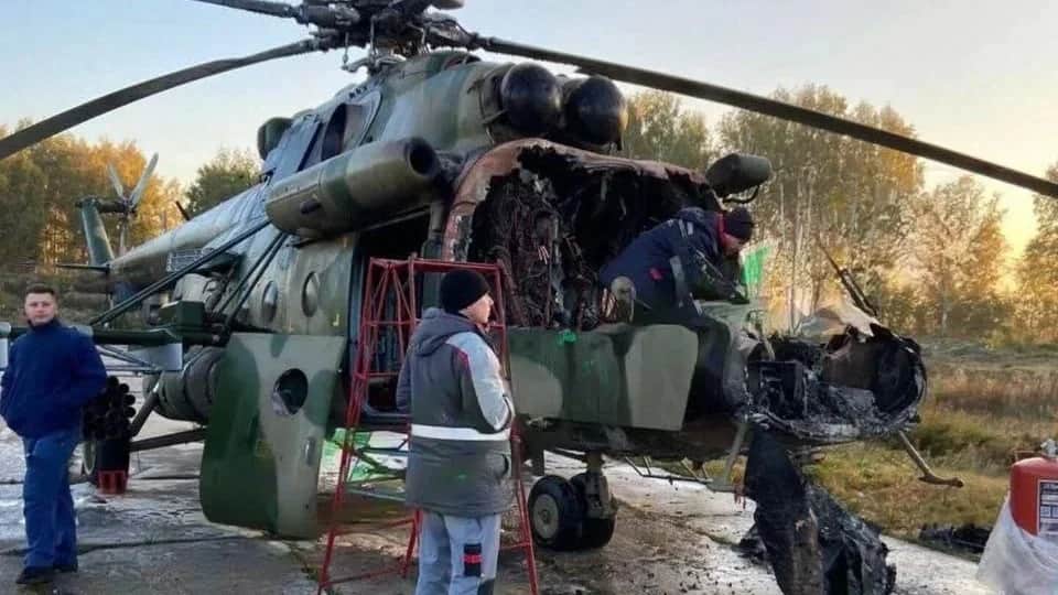 Two Russian minors given 7-year sentences and massive fines for setting fire to military helicopter
