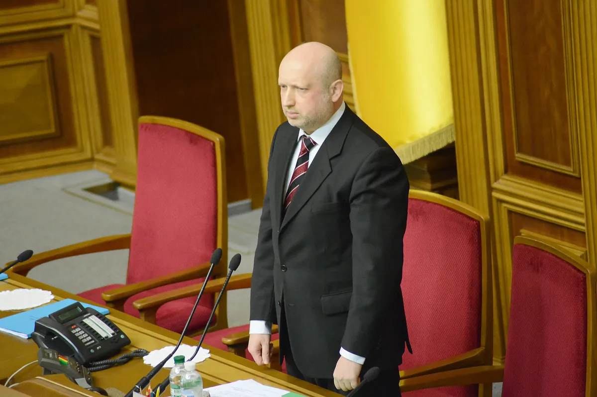 Александр Турчинов в Верховной Раде, 27 ноября 2014 года. Фото: <a href="https://commons.wikimedia.org/w/index.php?curid=45145946">Wikimedia Commons</a>, CC BY-SA 4.0