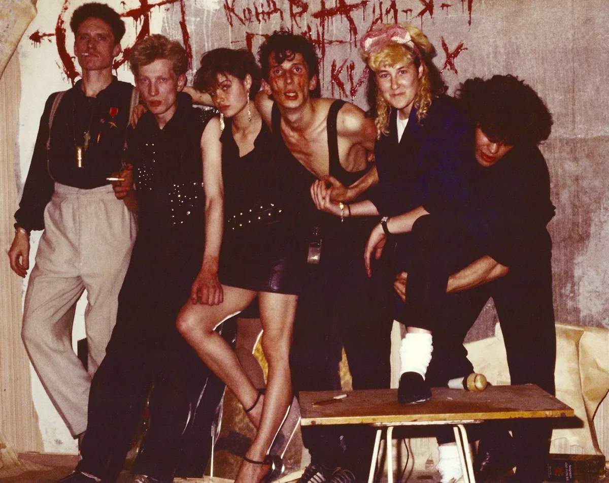 Georgy Guryanov, Ricochet, Yevgeny (Ai-Yai-Yai) Fyodorov (Tequilajazzz), Stingray and Viktor Tsoi. Photo: Joanna Stingray