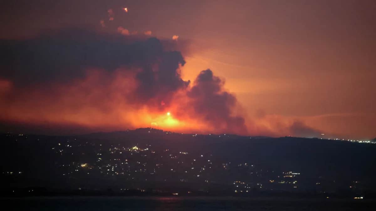 Ливанско-израильская граница, 25 августа 2024 года. Фото: Aziz Taher / Reuters / Scanpix / LETA