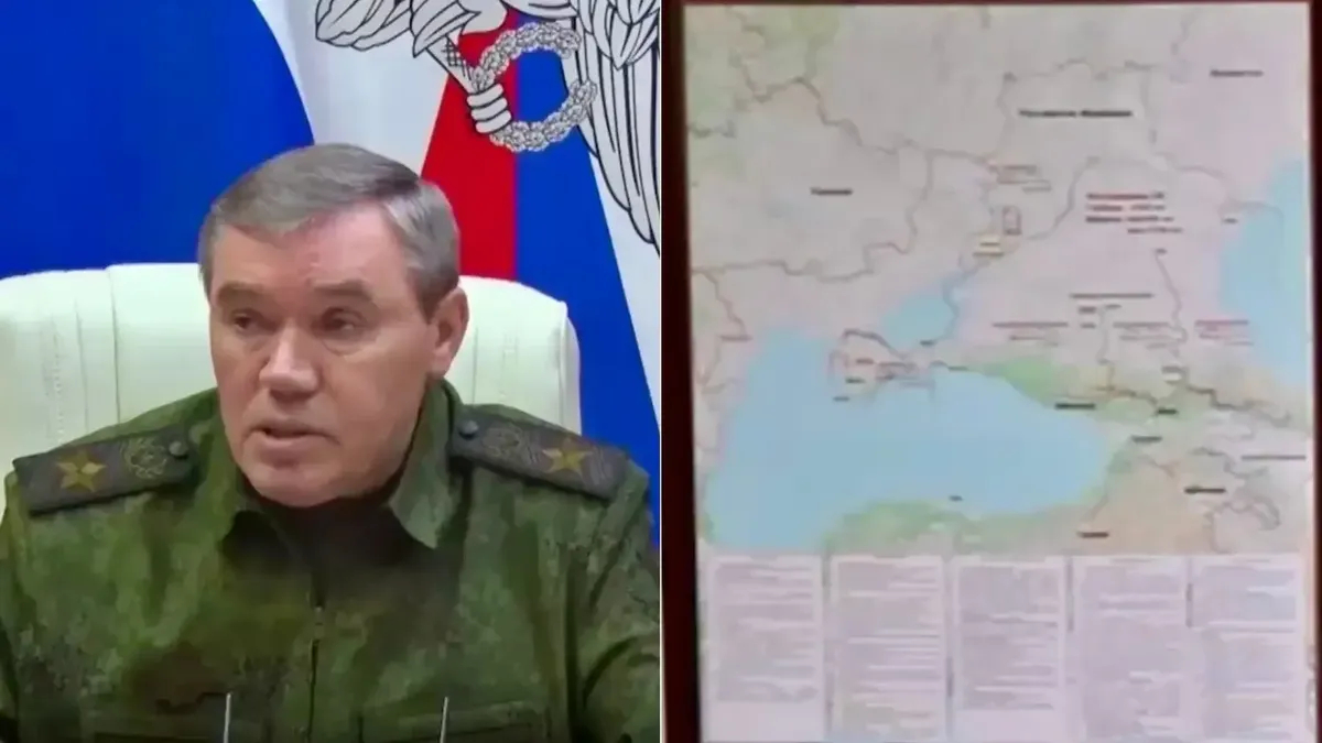 Russian Chief of the General Staff Valery Gerasimov speaks during a briefing, 30 August 2025. Photo: Russian Defence Ministry
