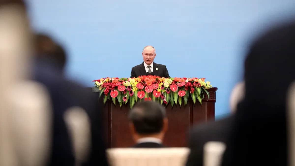 Путин на церемонии открытия третьего Международного форума «Один пояс, один путь». Фото: kremlin.ru