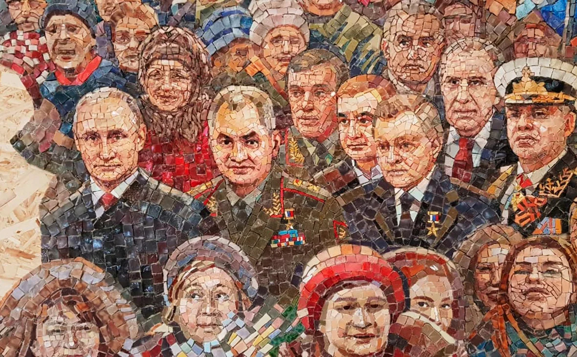 Mosaic in the Armed Forces cathedral. Photo from social media