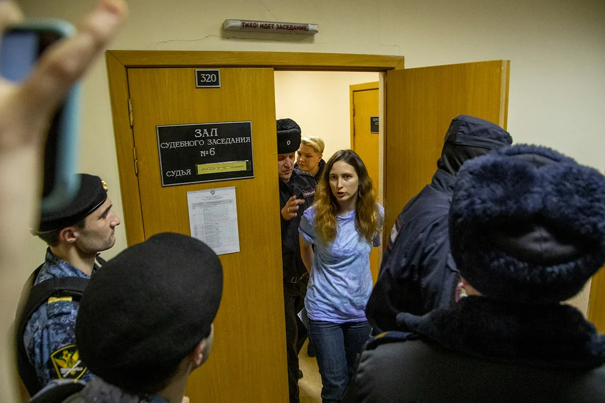 Alexandra Skochilenko. Photo: Igor Selivanov, exclusively for Novaya Gazeta Europe