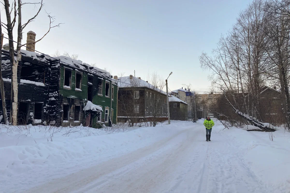 Wooden houses in Arkhangelsk. Photo: Irina Strelnikova