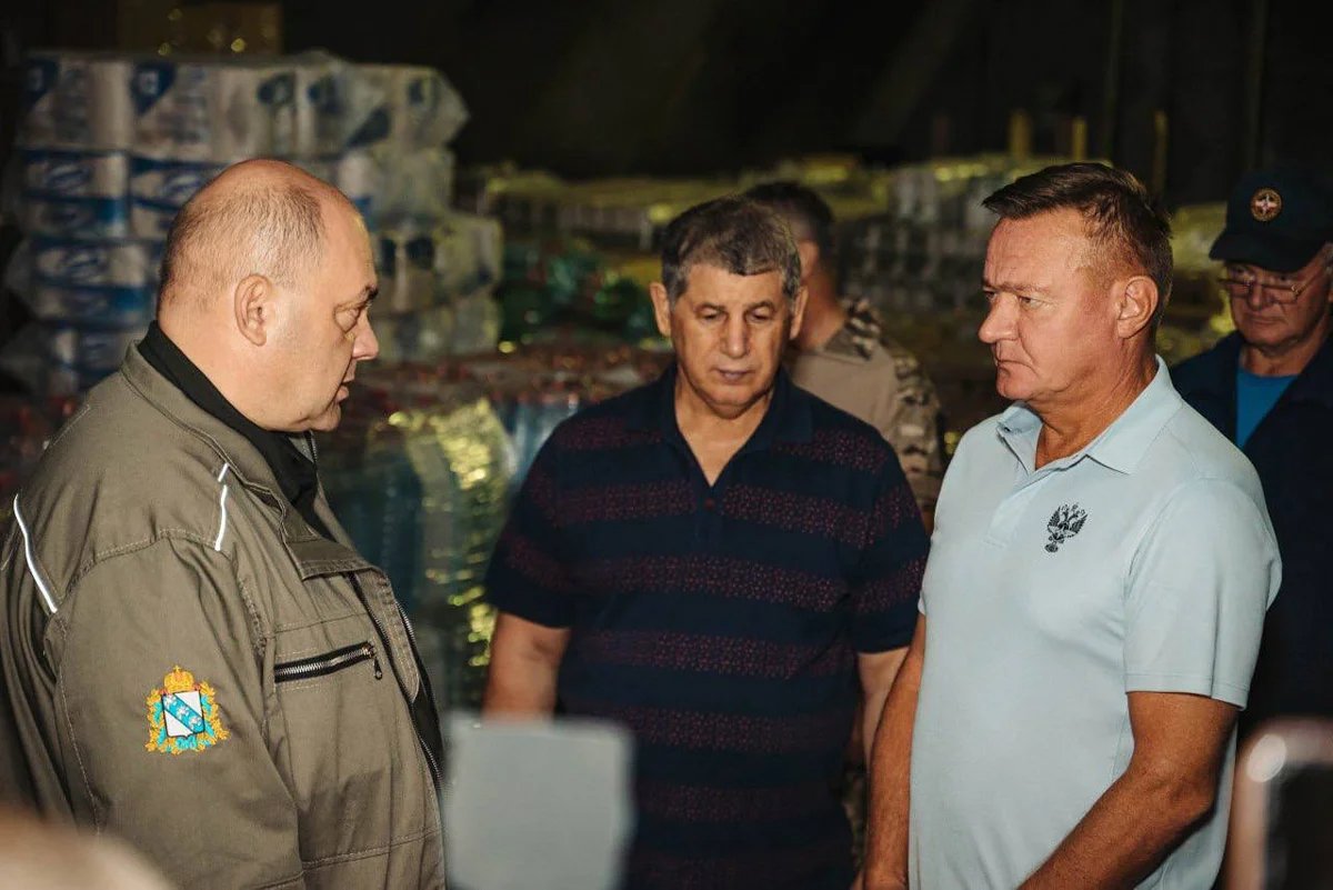 Alexey Smirnov and Roman Starovoyt. Photo: Kursk region governor press service