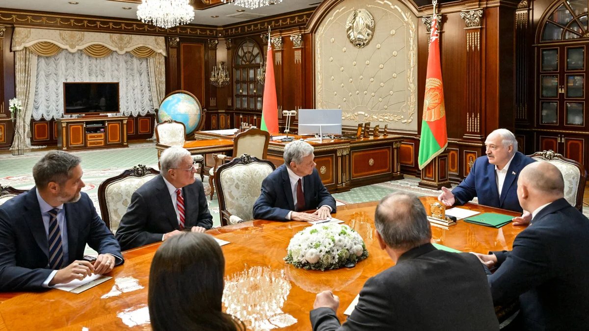 Alexander Lukashenko meets US Special Envoy Keith Kellogg, Minsk, Belarus, 21 June 2025. Photo: Lukashenko press service