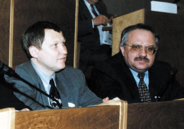 Михаил Глущенко и Вячеслав Шевченко в Государственной Думе. Фото:  Cyklowiki