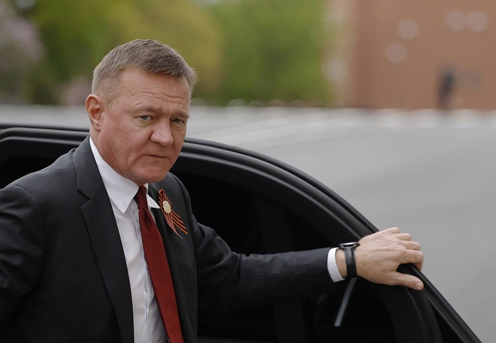 Roman Starovoyt arrives at a meeting with Vladimir Putin at the Kremlin on 7 May 2025. Photo: EPA/MAXIM SHEMETOV / POOL